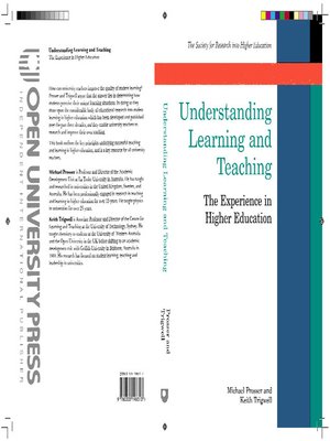 cover image of Understanding Learning and Teaching